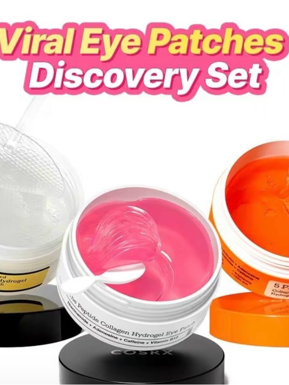 3 pck COSRX Viral Eye Patche Discovery –Peptide, PDRN & Snail Hydrogel Under Eye - Picture 8 of 14